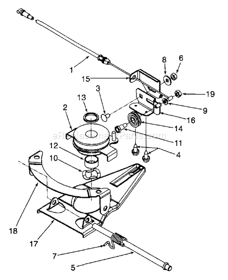 Page A Diagram and Parts List for 12A-999L401 1998 Yard Man Lawn Mower